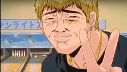 GTO Eikichi Onizuka peace Meme Template