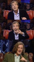 Jeremy Clarkson laughing at camera Meme Template