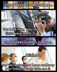 EMPLOYERS DURING COVID-19 BE LIKE..!! Meme Template