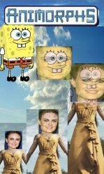Animorphs Emily Deschanel to Spongebob Squarepants 5 Meme Template