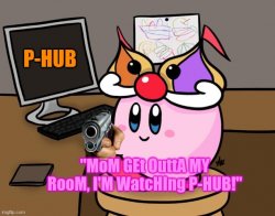 Kirby P-hub Meme Template
