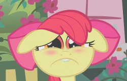 Very Sad Applebloom (MLP) Meme Template