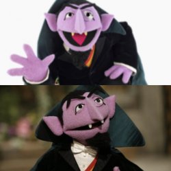 Count busts a count nut Meme Template