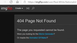 Real.White.Nationalist 404'd Meme Template