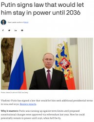 Putin term limits Meme Template