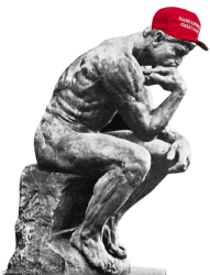 MAGA philosopher transparent Meme Template