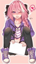 Astolfo Meme Template