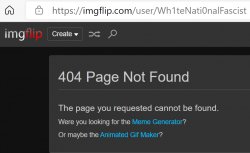 Wh1teNati0nalFascist 404'd Meme Template