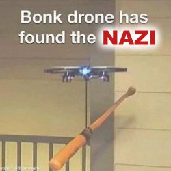 Bonk drone has found the Nazi Meme Template