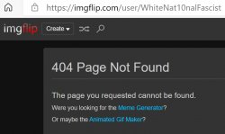 WhiteNat10nalFascist 404'd Meme Template