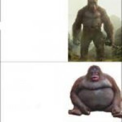 king kong uh oh stinky Meme Template