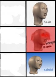 kalm panic sahdd Meme Template