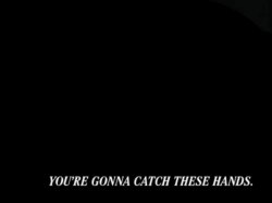 Cowboy Bebop You're gonna catch these hands Meme Template