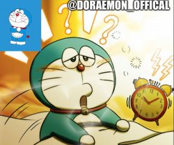 Doraemon_Official’s announcement morning version Meme Template