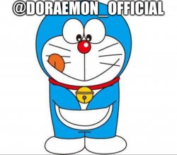 Doraemon_Official’s announcement afternoon version Meme Template