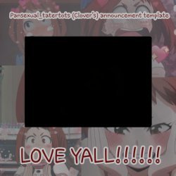 clovers announcement template Meme Template