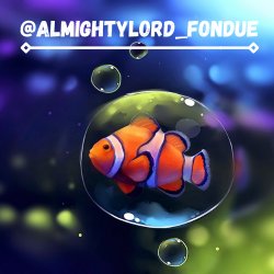 Clownfish temp-Fondue Meme Template