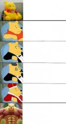 evolving winnie Meme Template