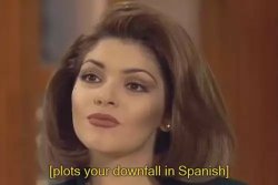 Soraya Plots your downfall in Spanish Meme Template