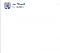 Blank Biden tweet Meme Template