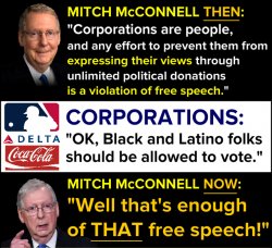 Mitch McConnell hypocrite Meme Template