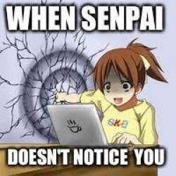 wanting to be notice Meme Template