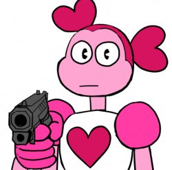 Spinel with Gun Meme Template