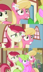 The Flower Sisters Scared (MLP) Meme Template