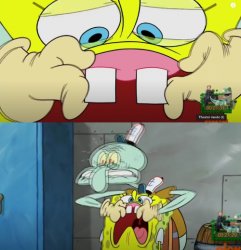 spongebob teeth Meme Template