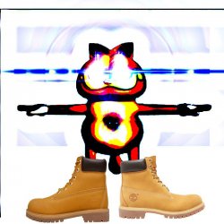 Garfield tpose Meme Template