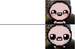 Disappointed Issac Meme Template