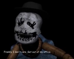 Frankly I don’t care. Get out of my office Meme Template