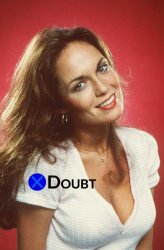 X doubt Catherine Bach Meme Template