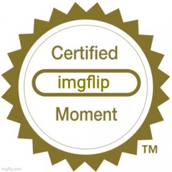 Certified Imgflip Moment Meme Template