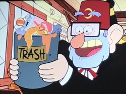 Trash Meme Template