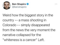 Ben Shapiro tweet mass shooting Meme Template