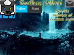 Tooflless's Announcement template(OLD) Meme Template