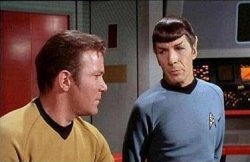 kirk and spock Meme Template