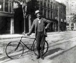 Henry Ford with a bike Meme Template