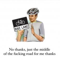 Bike lane Meme Template