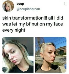 Skin transformation Meme Template