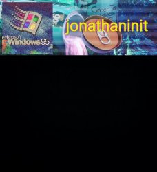 jonathaninit goes into vaporwave Meme Template