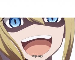 Ai Hayasaka's "Hey Hey" Meme Template