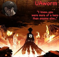 UAworm aot temp Meme Template