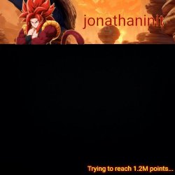 jonathaninit (reaching 1.2M points) Meme Template