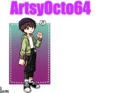 artsyocto's 3rd announcement template Meme Template