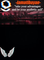 iamatibayan aesthetic shade announcement template Meme Template