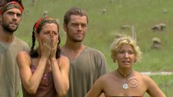 Survivor shocked with Matty Meme Template