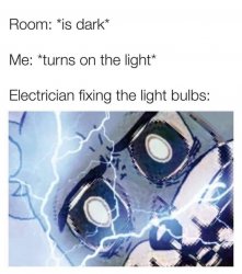 Lightning tom Meme Template