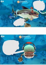 Mega mount (hungry sharks world) Meme Template